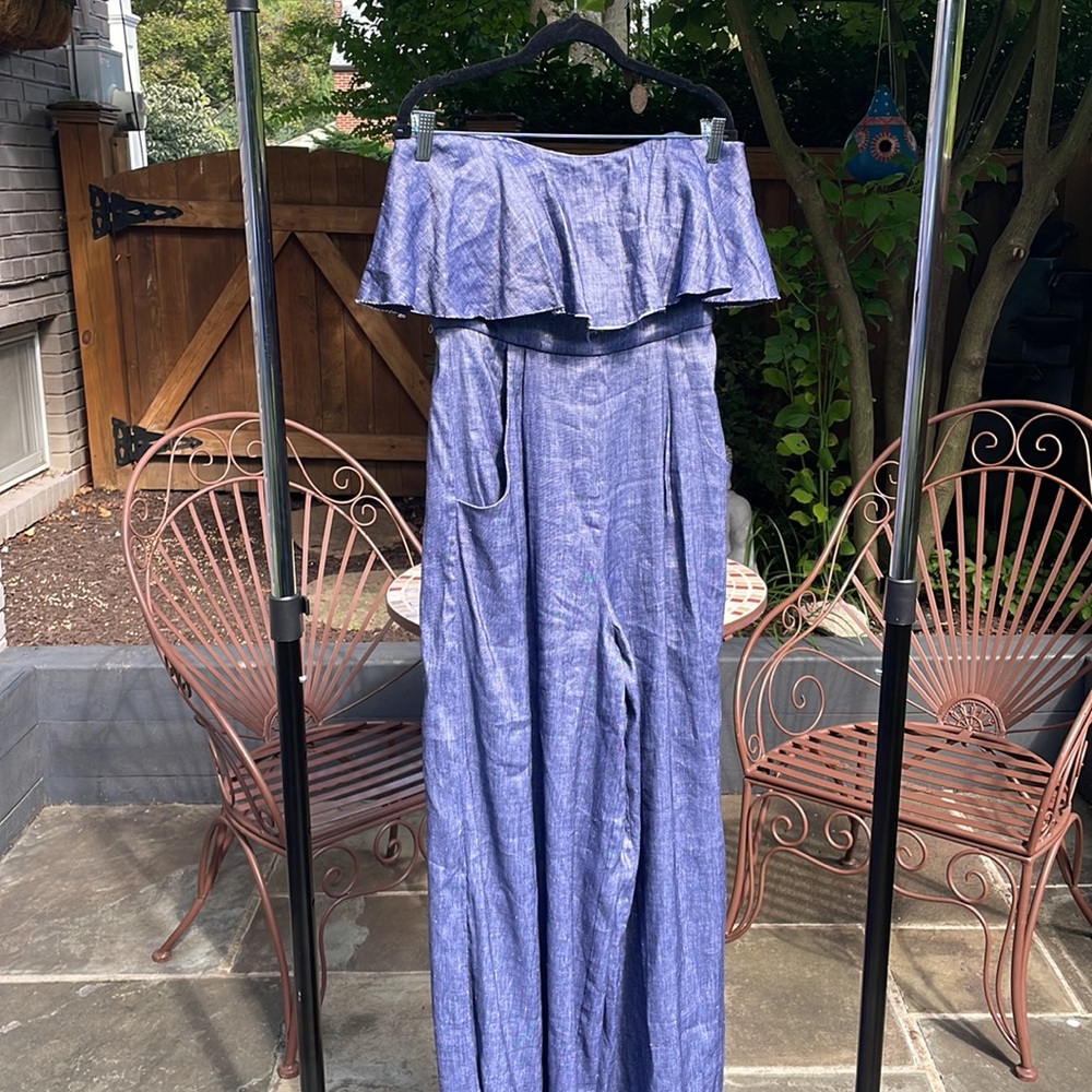 Milly Ruffle Jumpsuit - image 3